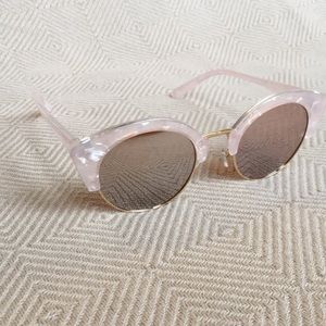 Pink Round Cat Eye Sunglasses